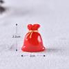 Navidad anciano muñeco de nieve micro paisajismo tren de nieve caja calcetines de Navidad regalo pequeño campana adornos de planta en maceta de resina