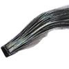 Extensões de Cabelo Clip-In de Fibra de Alta Temperatura, Apliques de Cabelo Sem Costura para Mulheres, Acessórios de Cabelo Coloridos de Uma Peça, Decoração de Cabelo