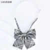 Corbata de lazo jk sin nudos raíz de pluma gigante estilo universitario femenino corbata estudiante uniforme académico foto de graduación flor de cuello uniforme escolar lazo
