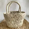 Bolsos de Verano para Mujer al por Mayor, Bolsos Pequeños de Cuero de Maíz, Bolsos de Mujer Estilo Retro Pastoral, Bolsos Tejidos, Bolsos Hechos a Mano