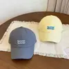 Gorra de béisbol de moda amarilla de verano, moderna, para la calle, protección solar, secado rápido, para hombres y mujeres, parejas, viajes, deportes y protección solar