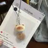 Lindo Colgante de Gato de Peluche Dibujo Animado Cadena para Teléfono Móvil Llavero Colgante para Mochila Estudiantil Regalo para Pareja Novia Accesorios