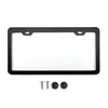 Moldura de Placa de Carro para Modificação Atacado Moldura de Placa Padrão Americano Suporte de Placa de Licença de Aço Inoxidável Capa de Placa de Licença Transfronteiriça Xclpf