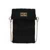 Bolso Cuadrado Pequeño Versátil de Moda Retro con Patrón de Rombos, Elegante Monedero de Cadena, Nuevo Bolso Cruzado Chic Texturizado para el Día a Día