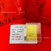 Pegatinas Doradas para Teléfono con Oro Puro 999, Láminas Doradas de Riqueza Instantánea, Imanes de Nevera Designados para la Fortuna, Regalos de Apertura de Tienda al por Mayor