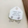 Brincos de Tulipa de Pérola Elegantes e de Luxo, Modernos Design Francês para Senhoras, Brincos de Cristal Elegantes e Doces, Brincos