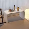 Mesa de café con ventanal transparente, Mesa baja simple de tatami, Mesa pequeña para alféizar de ventana de dormitorio, mesita de noche para uso doméstico