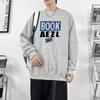 Suéter estilo Hong Kong para hombre, otoño 2023, nueva marca de moda, ropa de calle informal, abrigo grueso holgado con forro polar