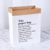 Bolsa de Abrazo Estilo Inglés Simple Bolsa de Empaque Caja de Regalo Bolsa de Flores Bolsa de Papel para Empaque de Regalo Bolsa de Regalo de Papel Kraft