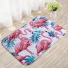 Alfombra de Piso Antideslizante Absorbente de Agua de Franela Transfronteriza de Unicornio Flamenco Animalito Lindo para Hogar, Cabecera, Dormitorio