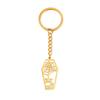 Venda quente Titanium Steel Spider com chaveiro de corrente personalizado simples moda Hip Hop Spider Nap chaveiro de aço inoxidável
