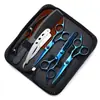 Fábrica fuente corte de pelo corte de pelo tijeras para el cabello traje especial herramientas tijeras de dientes planos tijeras de entresacar tijeras