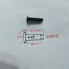 Pasador de circlip de cabeza plana A3 acero al carbono pasador galvanizado en stock fabricante cabello liso con ranura pasador de posicionamiento para enviar pasador de anillo de retención de circlip