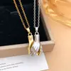 Collar Venta Caliente Transfronteriza Magnético Amor Luna Pareja Collares Accesorios Mujer Versátil Gama Alta Regalo Día de San Valentín