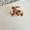 Mini Presilha de Cabelo em Acetato Iridescente Perolado com Formato de Polvo Pequeno para Fios Soltos, Melhor Venda Transfronteiriça da Amazon