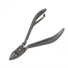 Fábrica venta caliente acero inoxidable tijeras para piel muerta tenedor simple herramienta para uñas alicates herramienta de manicura con púas 8711B