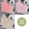(3 peças) Roupa interior de apoio à barriga de mulheres grávidas em forma de V em forma de cintura baixa para mulheres grávidas sem vestígios de gravidez e parto universal Ice Silk forro de algodão puro