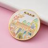 Moneda Conmemorativa de Metal Wenchuang Torre del Grulla Amarilla de Wuhan Atracciones Turísticas Moneda Conmemorativa Guochao Monumento de la Ciudad Moneda Conmemorativa de Aleación