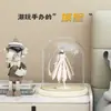 Tapa de Vidrio para Pantalla, Tapa de Flor Eterna, Molde de Mano, Tapa de Lámpara LED, Cubierta Transparente Cilíndrica a Prueba de Polvo, Bola de Vidrio Hemisférica para Pastel