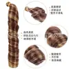 Peluca para Mujer Comercio Exterior Cabello de Ganchillo Estilo Barril Francés Trenza Africana Rizos Franceses Cabello a Granel 24 pulgadas
