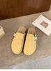Zapatos Birkenstock para Mujer Otoño e Invierno 2025 Nuevas Zapatillas de Exterior con Suela Gruesa que Aumentan la Altura Birkenstock para Mujer Media Zapatilla