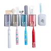 Escova de dentes rack Punch-free Gargle Cup Escova de dentes copo de parede WC montado na parede Pasta de dentes Squeezer Set