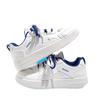 Zapatos Casuales Nuevos Zapatos de Mujer Punta Redonda Corte Bajo Casual Zapatos de Una Capa Tenis de Estudiante Bicolor con Cordones Zapatos Blancos