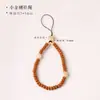 Lanyard para Teléfono de Cuentas Bodhi Diamante Bodhi Horneado al Carbón, Lanyard Artístico y Creativo de Pata de Gato Luna Estrella Bodhi Anti-Pérdida