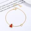 Pulsera de calabaza de plata esterlina 925 para mujer 2022 nuevo estilo simple que combina con todo Ágata roja fritilaria blanca joyería de mano de alta calidad