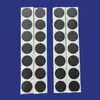 Adesivos de Revestimento para Cartões Laminados Scratch-Off Anti-Falsificação Dourados e Prateados, Adesivos de Película Scratch-Off Criativos para Sorteio e Recompensa