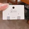 Aguja de Plata Pequeño Simple Versátil Cuadrado Color Fuego Circonita Pendiente Pequeño para Mujer Joyería de Pendientes Elegantes de Alta Gama Estilo Ins