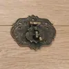 Herraje vintage hebilla antigua panel de cierre para caja de vino hebilla de caja se puede equiparar con hebilla de candado de combinación 76*57mm
