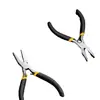 Alicate de Bico Fino Mini Deli Dl103105 5 polegadas Portátil Eletricista Reparo Alicate de Bico Plano Alicate de Bico Diagonal Cortadores de Fio