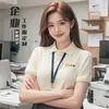 Producción de Camisa Polo de Verano Logo Impreso Venta para Empleados Corporativos Camisa Cultural Camiseta con Cuello Camisa de Manga Corta Ropa de Trabajo