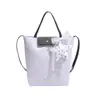 Nova Bolsa de Mão Feminina Versátil Casual de Grande Capacidade com Bolinhas, Bolsa Transversal Estilo Coreano Fresca e Simples na Moda
