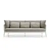 Sofá Exterior Transfronterizo, Silla de Mimbre para Patio, Sillón Sofá, Muebles de Hotel, Modelo de Casa Impermeable para Balcón, Set para Villa
