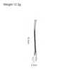 Pajita Cuchara para Yerba Mate de Acero Inoxidable 304 Transfronteriza con Anillo, Cuchara Filtro para Té de Hierbas, Para Regalar, Certificado FCM