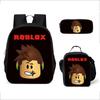 Mochilas Escolares, Estuches para Niños de Primaria, Loncheras, Mochilas Roblox Más Vendidas Transfronterizas, Bolsos para Niños de Jardín de Infancia, Juego de Tres Piezas para Mujer
