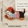 Pegatinas Bordadas Originales de Cachorro de Dibujos Animados Autoadhesivas Hechas para Usar Accesorios para Fundas de Teléfono Móvil DIY Pegatinas de Parche Accesorios para Zapatos y Sombreros Pegatinas de Tela