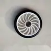 Ruedas para Cochecito de Bebé, Ruedas de Alta Visión, Ruedas Giratorias Silenciosas de PU Originales Modificadas y Ampliadas