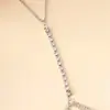 Joyería de Venta Caliente Transfronteriza Europea y Americana, Bikini Sexy de Playa de Moda con Cuello Halter Cadena para la Cintura Accesorios para la Cintura Cadena Corporal de Pedrería para Mujer