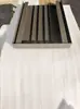Pedras de Muro de Tampa para Muro de Grade de Vila em Liga de Alumínio em Estoque com Base e Canal para Luz, Adequadas para Instalar Fitas de Luz