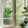 Enfeites de Vidro Colorido para Pendurar, 20cm Flor-de-Sino Retro Transfronteiriço Mais Vendido Pingentes de Vidro Decoração Vertical com Linha em Relevo