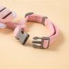 Arnés de Tracción para Gatos Chalecos Perro Pequeño Bichón Paseo Cuerda para Gato Correa Linda para Gato Mascota Anti-escape Cuerda para Gato