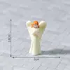Nuevo producto transfronterizo: Accesorios de figuritas lindas con temática de ángeles, accesorios para decoración DIY de paisajes en miniatura, pequeños adornos de escritorio para coches
