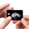 Pegatinas de tarjeta de crédito y tarjeta de regalo para chicas transfronterizas, pegatinas protectoras de PVC para tarjetas bancarias y tarjetas de transporte