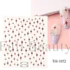 Adesivos de Unhas Artísticas Novos Transfronteiriços Ins Europeus e Americanos Halloween Rosa Estampado com Sangue Aranha Escura Fantasma Adesivos Adesivos para Unhas