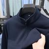 Outono de 2026 Novo Estilo Cardigan Jaqueta Moletom Masculino Outono e Inverno Espessado Algodão Puro Blusa Moletom Roupas para Homens de Meia-Idade e Idosos Roupas de Pai
