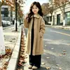 Cortavientos Estilo Coreano para Niñas de Longitud Media Elegante Estilo Británico Ropa de Primavera Abrigo Casual Holgado para Niños Chaqueta para Niña Moderna