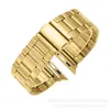 Para apple iwatch huawei tres cuentas correa de acero inoxidable hebilla huawei correa de reloj inteligente applewatch